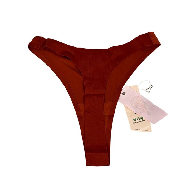 We Are HAH Womens High-End Bronze Thong Size L - Picture 3 of 4